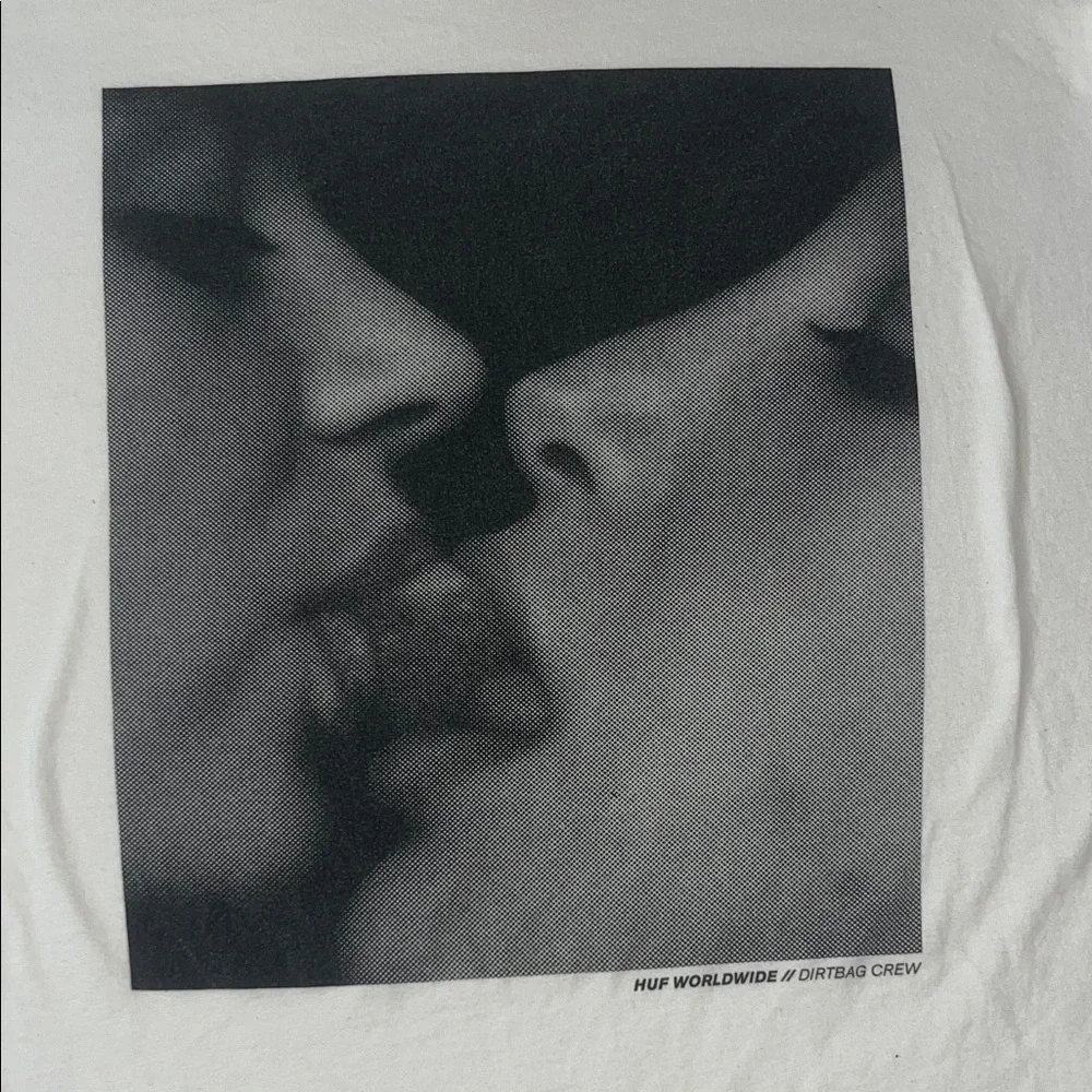 HUF Graphic Tee with Black Print - Picture 3 of 4